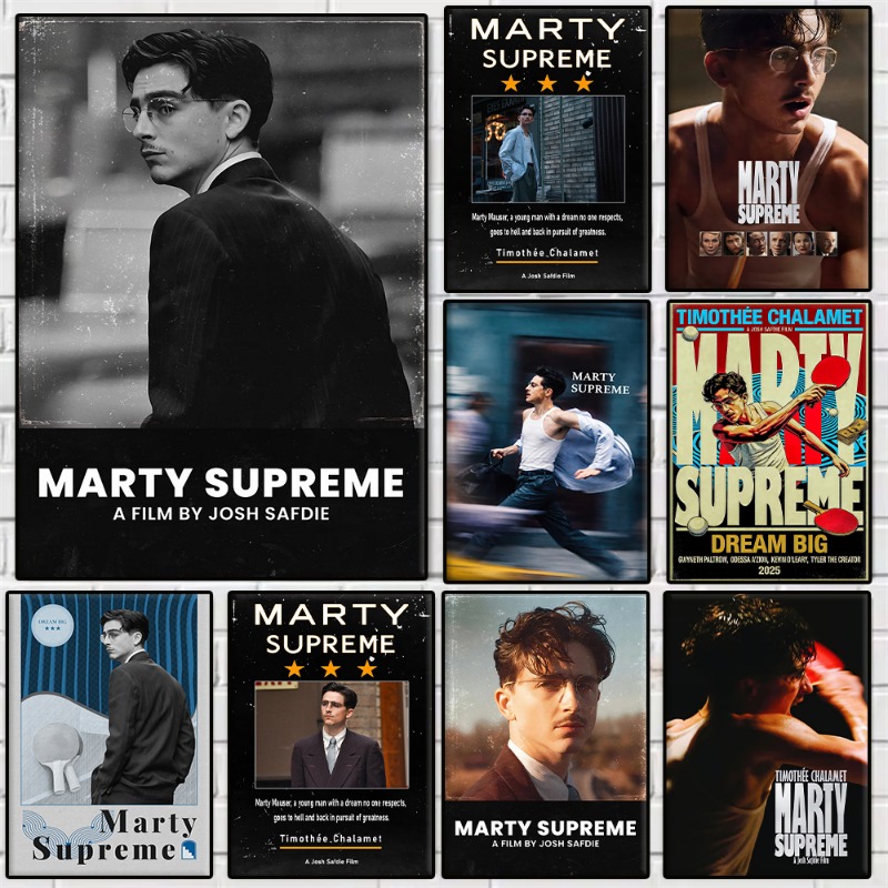 Table Tennis Drawing - Marty Supreme Table Tennis Sports Movie