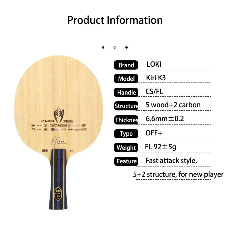 Original LOKI Kirin K3 Table T - огляд і ціна Table Tennis Kit Bag