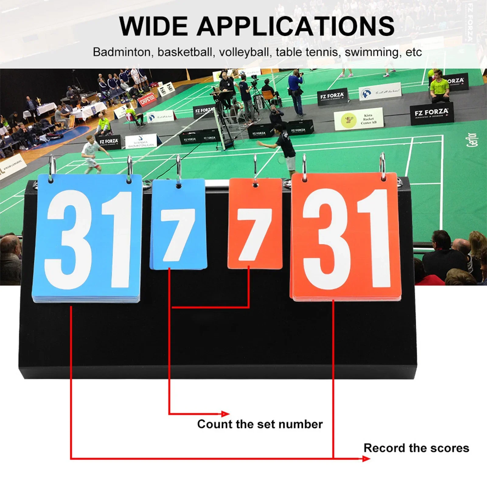 4 Digit Sports Competition Sco - огляд і ціна Table Tennis Scoring
