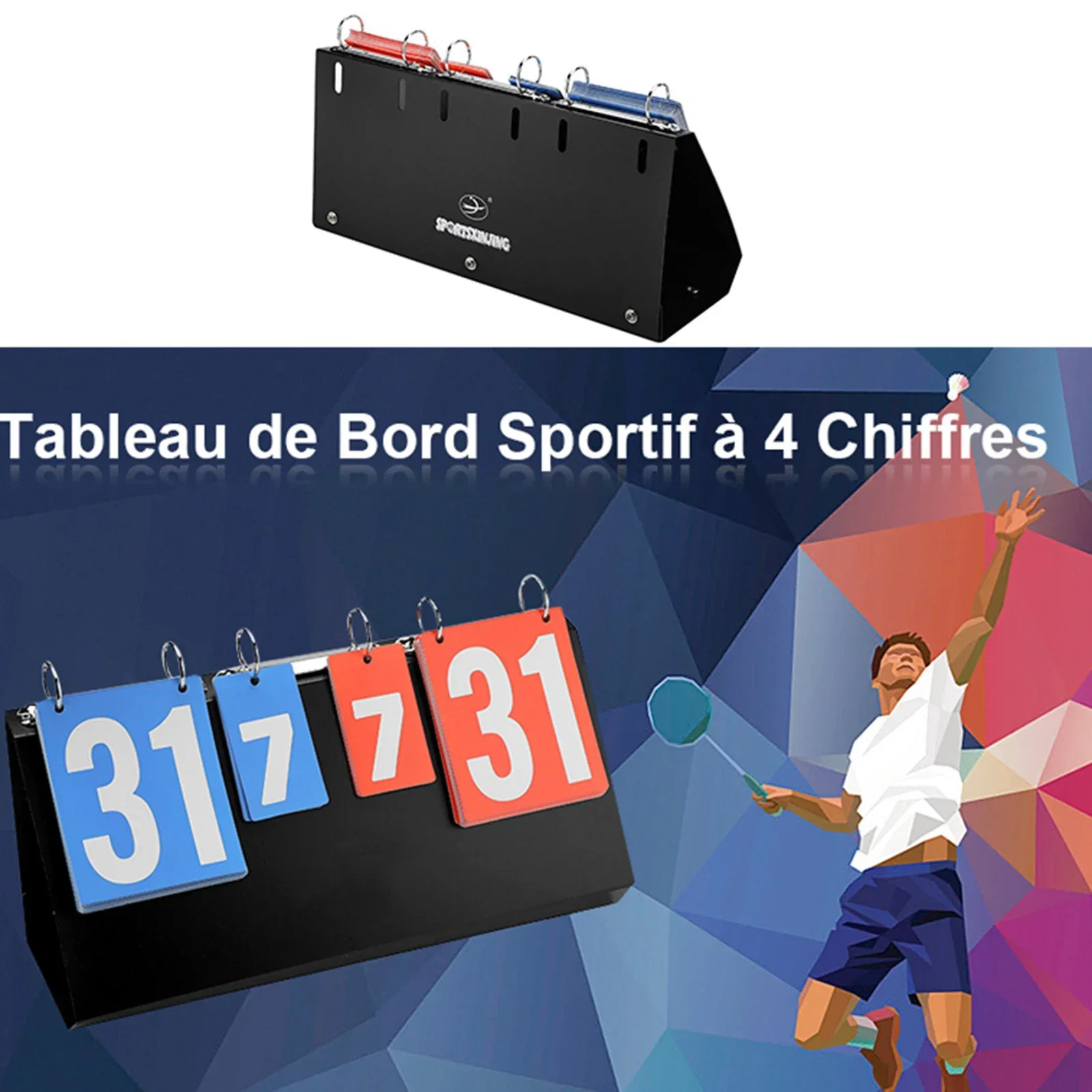 4 Digit Sports Competition Sco - огляд і ціна Table Tennis Scoring