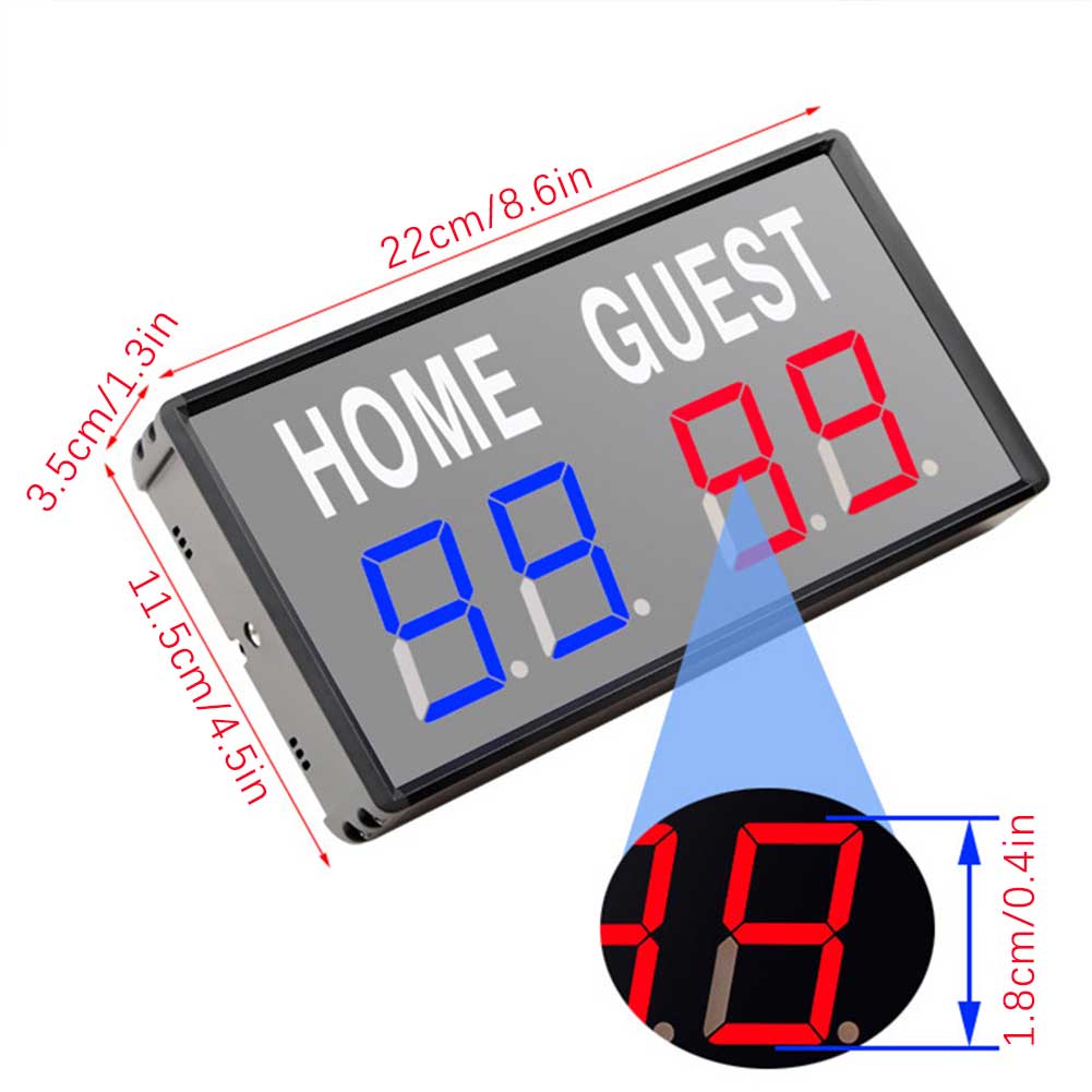 4-Digit LED Electronic Score K - огляд і ціна Table Tennis Scoring
