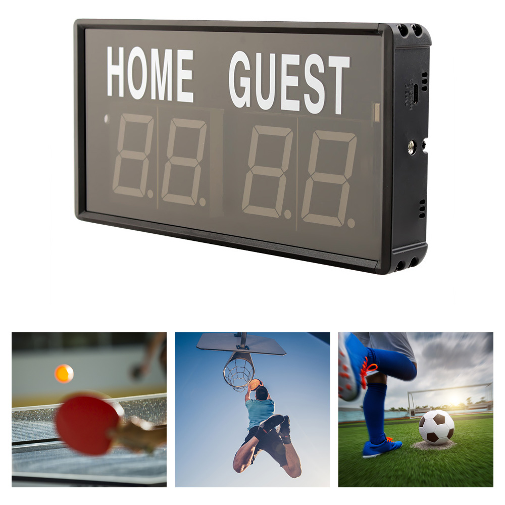 Portable 4 Digit LED Scoreboar - огляд і ціна Table Tennis Scoring