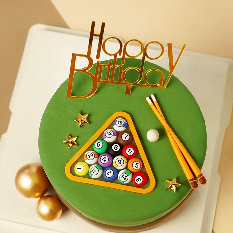 Billiard Ball Cake Decoration  - огляд і ціна Table Tennis Balls