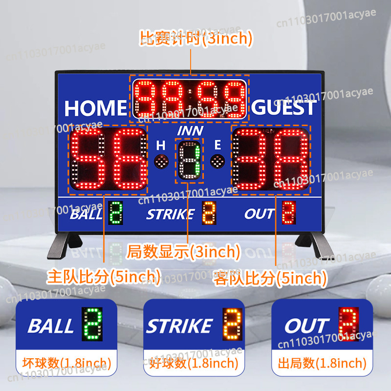 Sports game scoreboard, timing - огляд і ціна Table Tennis Scoring