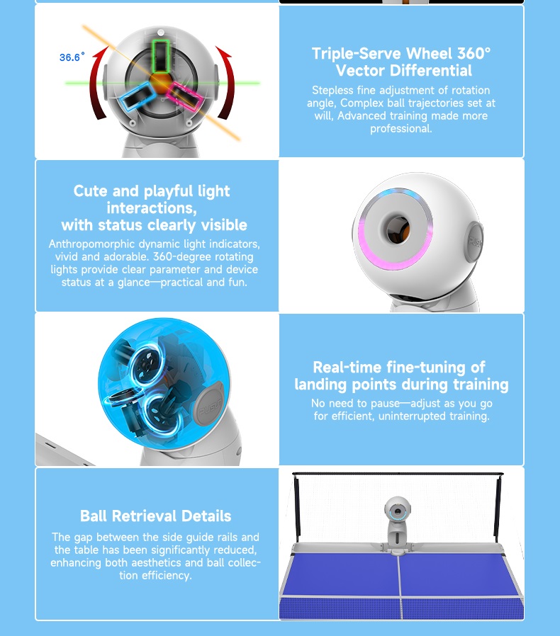 Upgraded Version Electric Inte - огляд і ціна Table Tennis Balls