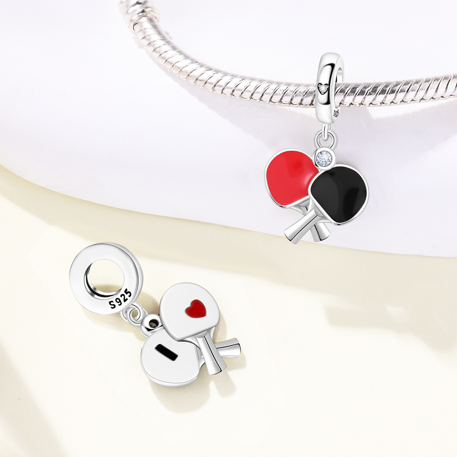 MISEFF S925 Sterling Silver Ch - огляд і ціна Table Tennis Volleyball