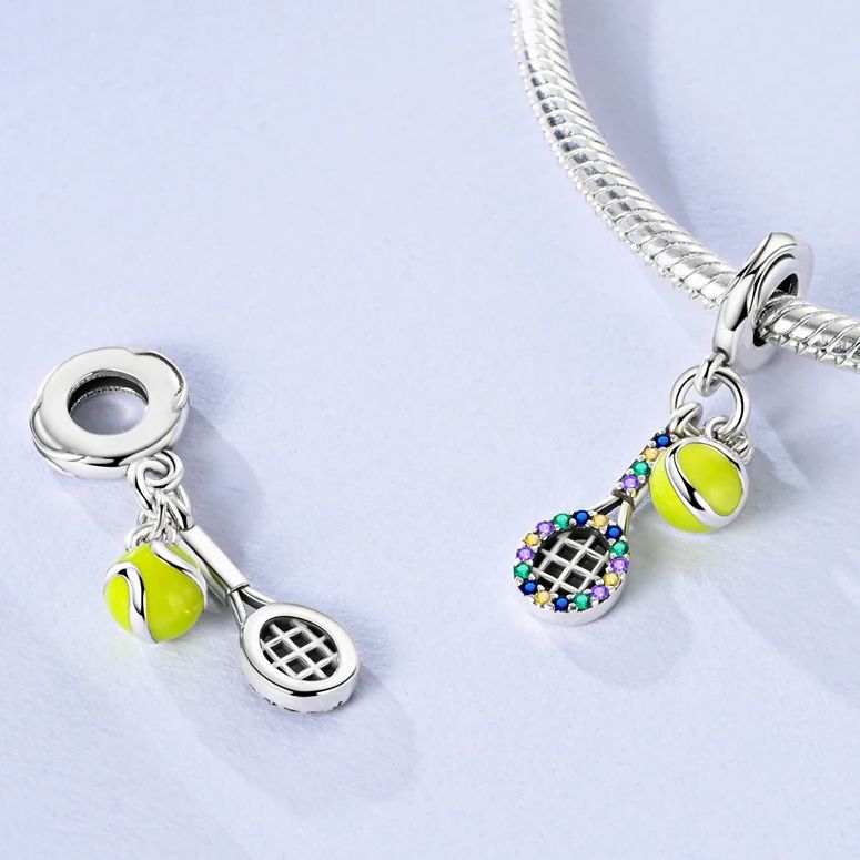 925 Sterling Silver Charms Bea - огляд і ціна Table Tennis Volleyball